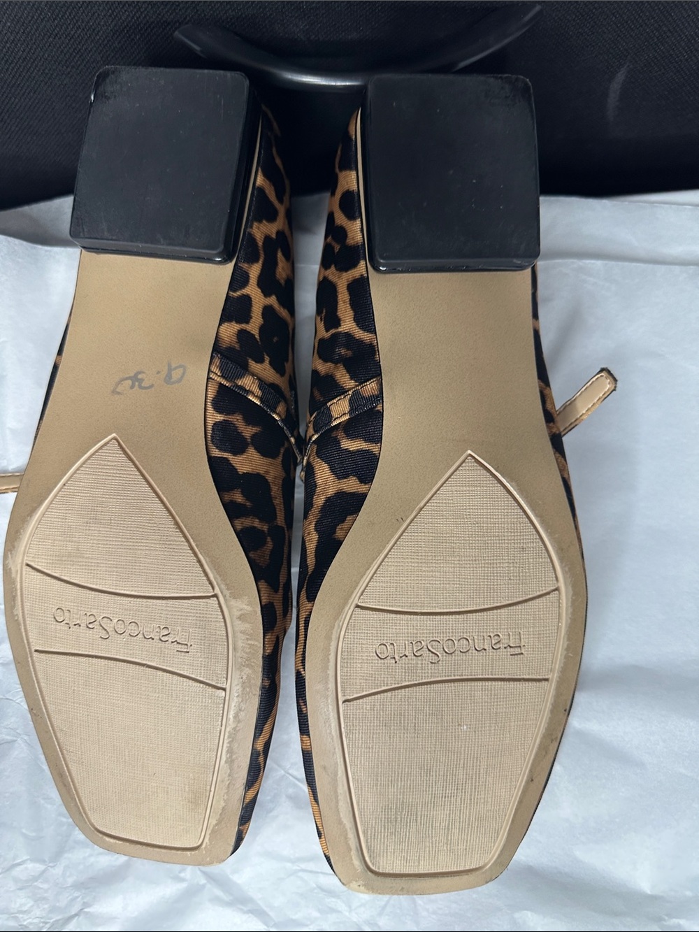 GENTLY WORN…FRANCO SARTO TINSLEY MARY JANE FLAT
BROWN LEOPARD PRINT - Picture 4 of 6